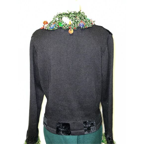 Women’s Holiday 3D buttons Christmas Sweater LARGE - Picture 9 of 12